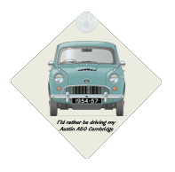 Austin A50 Cambridge 1954-57 Car Window Hanging Sign
